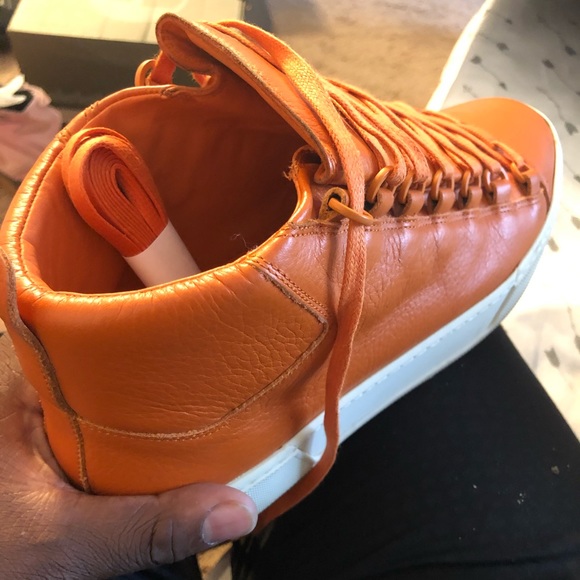 Orange Balenciaga Arena Size 42